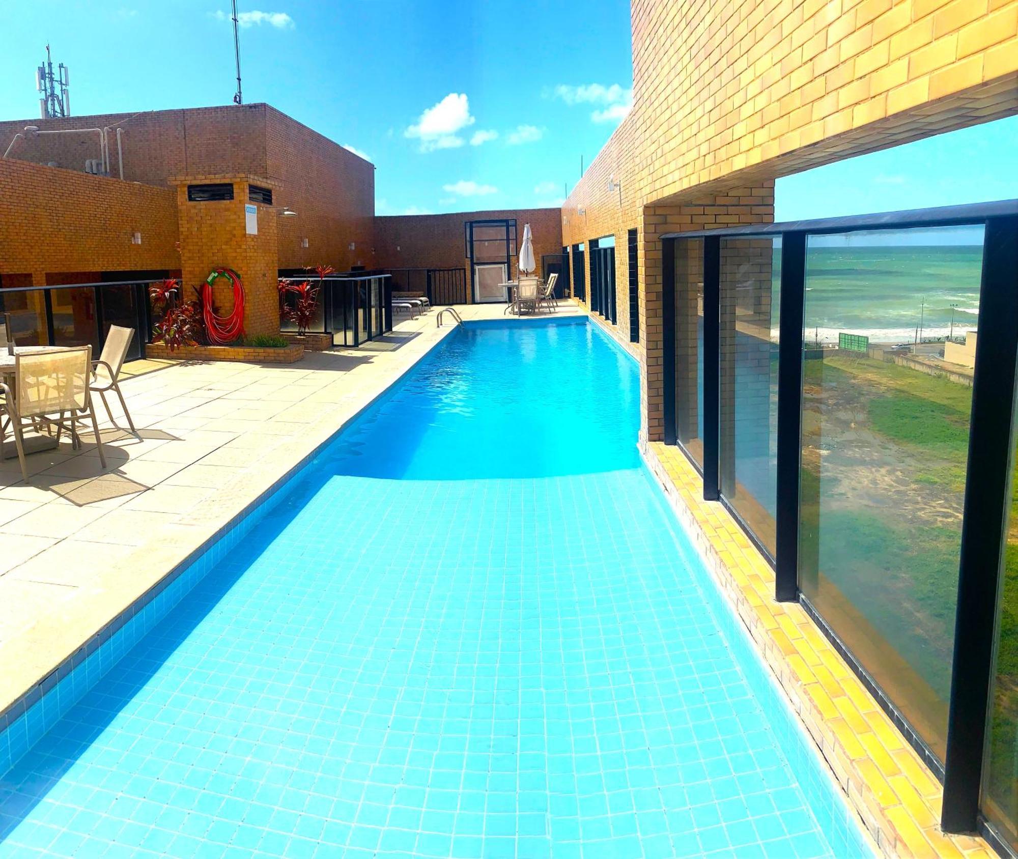Apartamento 50M Praia- Piscina - Vista Mar - Academia - Maceió Kültér fotó