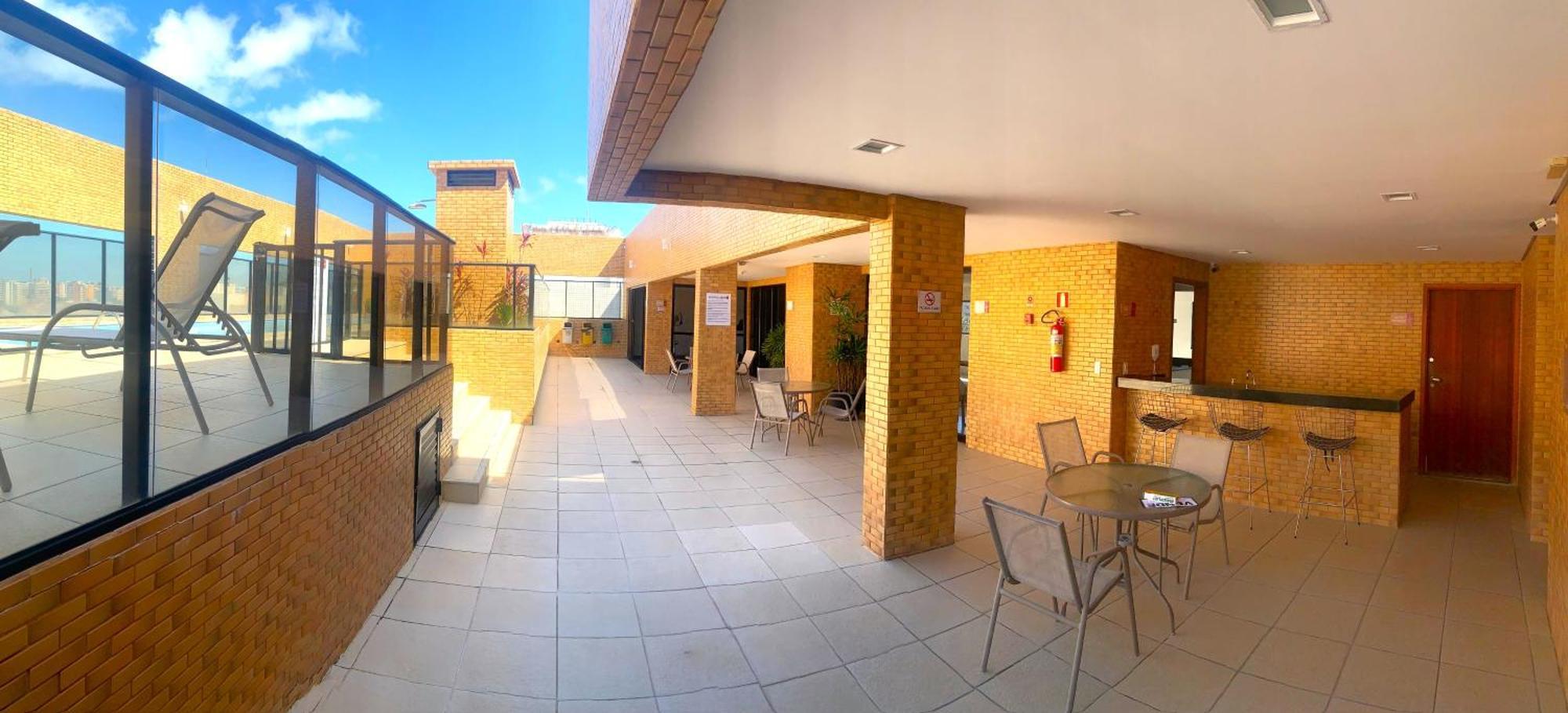 Apartamento 50M Praia- Piscina - Vista Mar - Academia - Maceió Kültér fotó