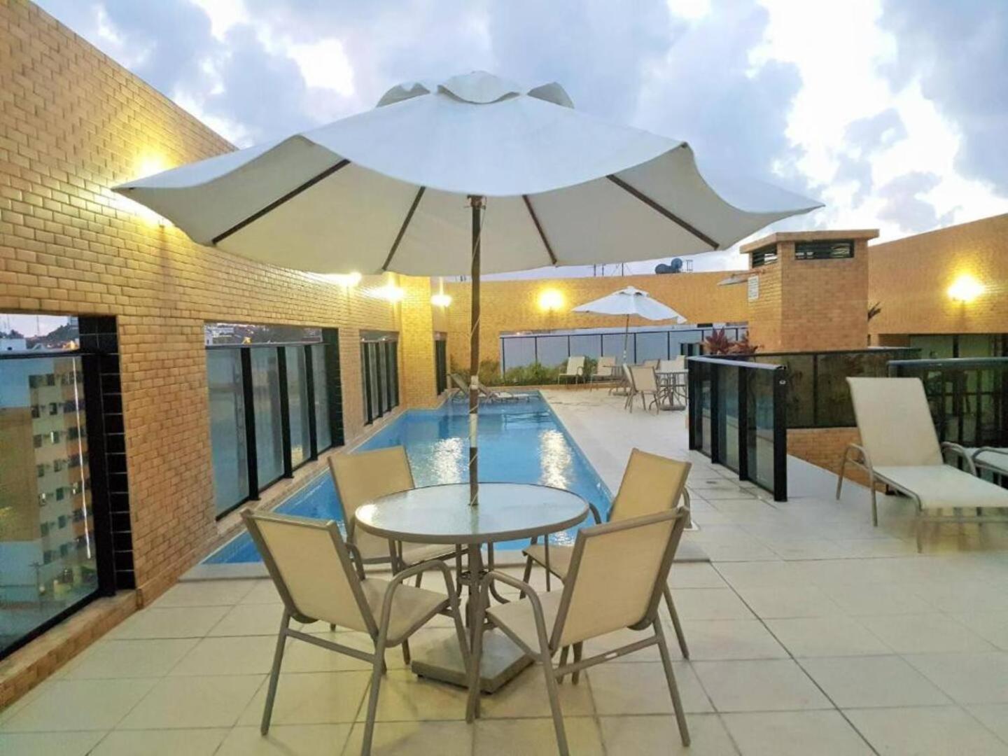 Apartamento 50M Praia- Piscina - Vista Mar - Academia - Maceió Kültér fotó